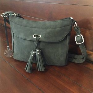 Nicole Miller Faux Suede Bag